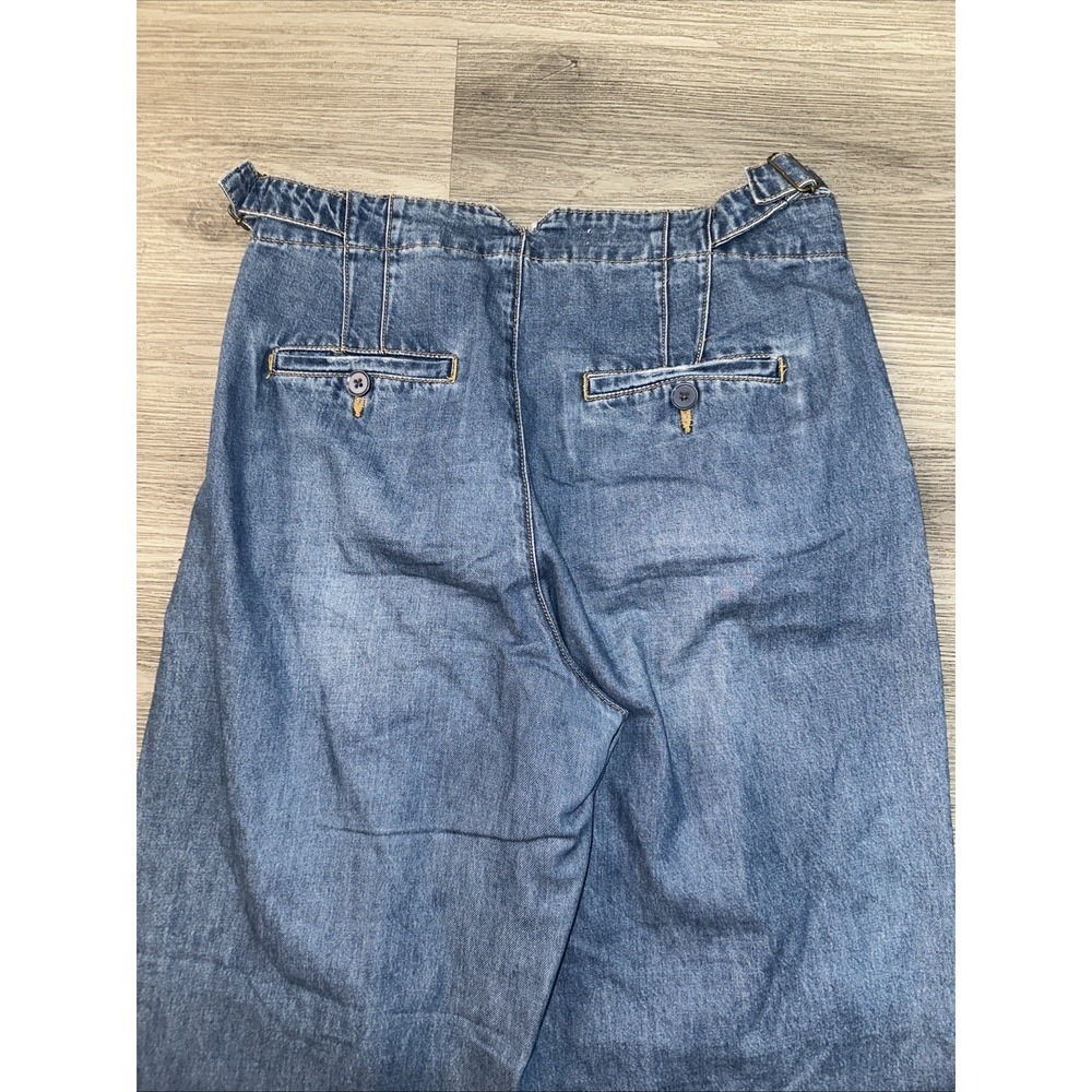 Pilcro Wide Leg Jeans Light Wash‎ High Rise Denim Size 27 - Picture 6 of 9